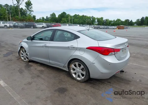 2012 Hyundai Elantra Limited (Ulsan Plant) из США, поврежденный, VIN KMHDH4AEXCU250592